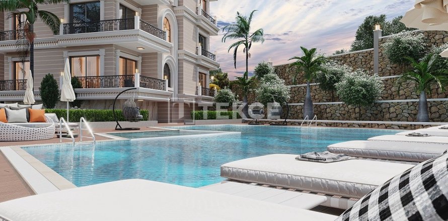 2+1 Takvåning  i Alanya, Antalya, Turkiet Nr. 193832