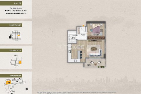 3+1 Lejlighed i Istanbul, Tyrkiet Nr. 177364 - 3