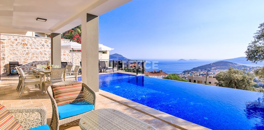 5+1 Villa  i Kas, Antalya, Turkiet Nr. 164946