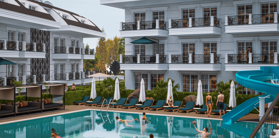 2+1 Lägenhet  i Alanya, Antalya, Turkiet Nr. 185779