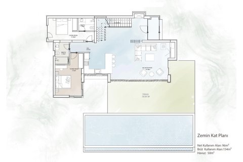 5+1 Villa in Bodrum, Mugla, Türkei Nr. 179308 - 7