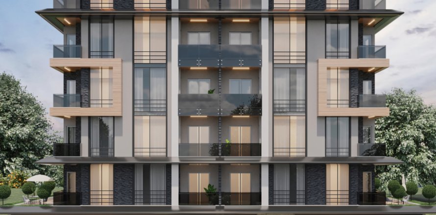 1+1 Lägenhet  i Alanya, Antalya, Turkiet Nr. 185832