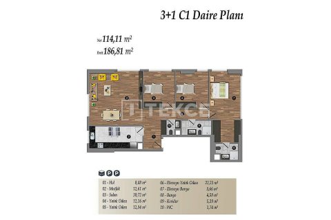 Daire 1+1 İstanbul, Türkiye №47241 - 30