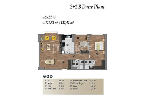Daire 1+1 İstanbul, Türkiye №47241 - 24