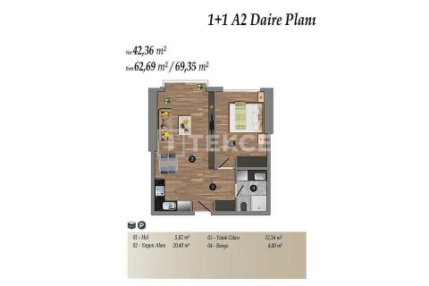Daire 1+1 İstanbul, Türkiye №47241 - 19