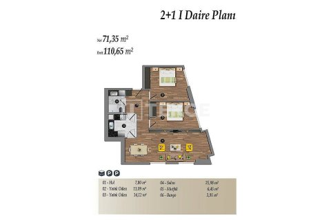 Daire 1+1 İstanbul, Türkiye №47241 - 28