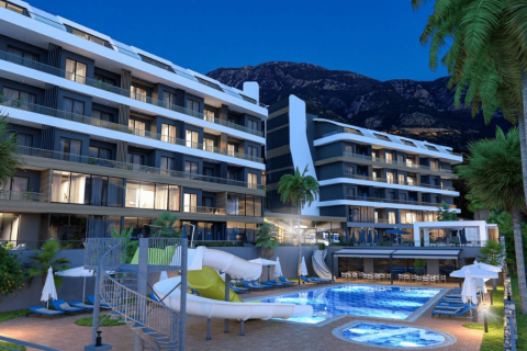 1+1 Lejlighed  i Alanya, Antalya, Tyrkiet Nr. 170157 - 8