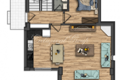 3+1 Villa i Bodrum, Mugla, Tyrkia Nr. 179287 - 13