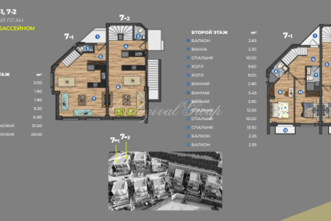 3+1 Villa i Bodrum, Mugla, Tyrkia Nr. 179287 - 16