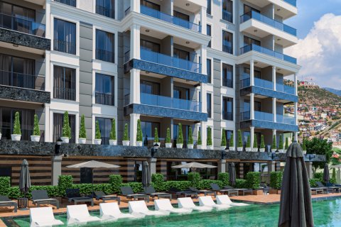 1+1 Lejlighed i Alanya, Antalya, Tyrkiet Nr. 164038 - 14