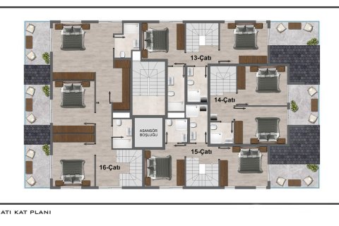 1+1 Wohnung  in Gazipasa, Antalya, Türkei Nr. 180078 - 11