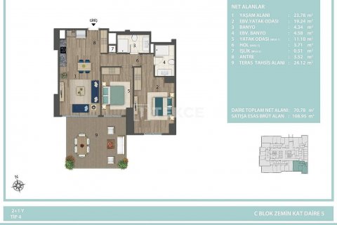 Apartment for sale in Istanbul, Turkey, 3 bedrooms, 165m2, No. 189737 – photo 30