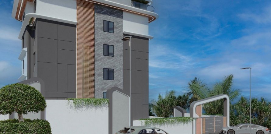 1+1 Lägenhet  i Alanya, Antalya, Turkiet Nr. 185794