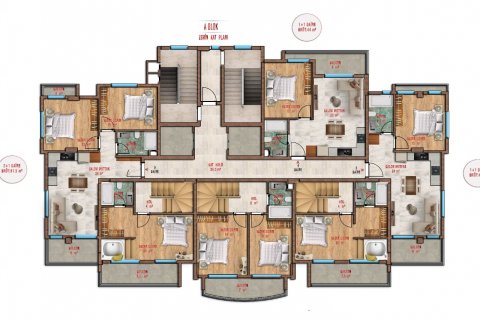 1+1 Leilighet  i Avsallar, Antalya, Tyrkia Nr. 180978 - 25