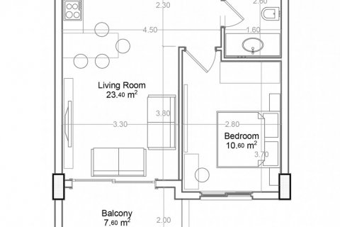 Daire Yekta Green Life Gazipasa Residence 1+1, Gazipaşa, Antalya, Türkiye №160803