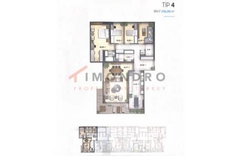 Продажа квартиры в Бейликдюзю, Стамбуле, Турция 4+1, 236м2, №175452 – фото 11
