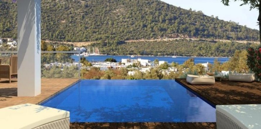 4+1 Villa in Bodrum, Mugla, Türkei Nr. 178652