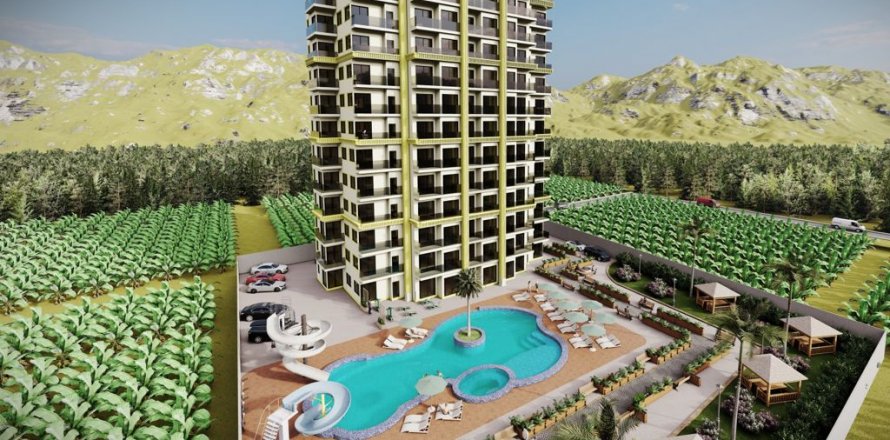 1+1 Lägenhet i Alanya, Antalya, Turkiet Nr. 179584