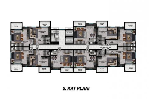 Dubleks daire 2+1 Gazipaşa, Antalya, Türkiye №168931 - 11