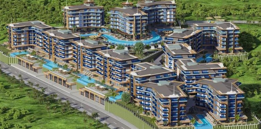 2+1 Lejlighed i Alanya, Antalya, Tyrkiet Nr. 163986