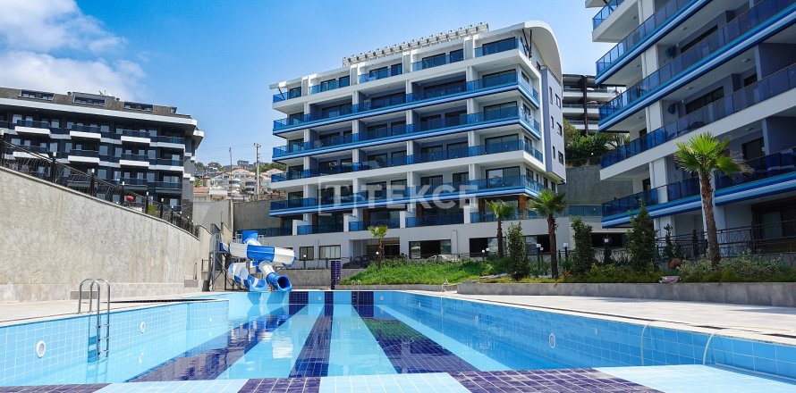 Daire 1+1 Alanya, Antalya, Türkiye №191478