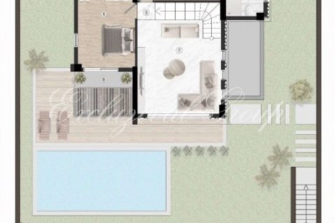 3+1 Villa i Bodrum, Mugla, Turkiet Nr. 179378 - 11