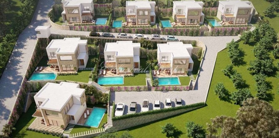 3+1 Villa i Bodrum, Mugla, Turkiet Nr. 179378