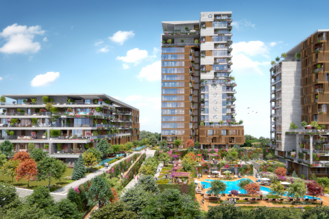 2+1 Lejlighed  i Istanbul, Tyrkiet Nr. 174114