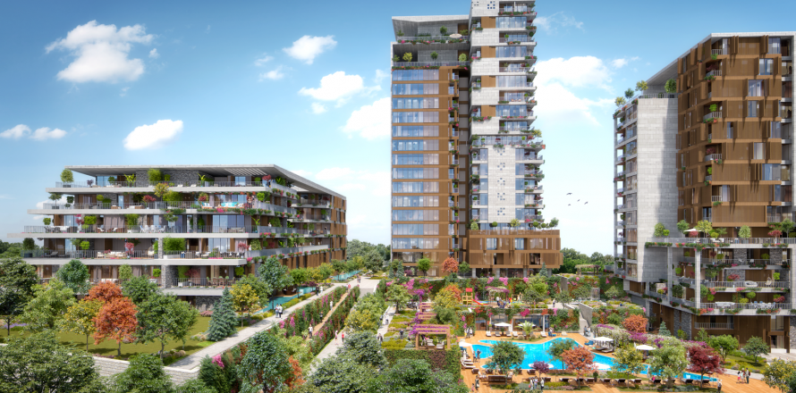 2+1 Leilighet  i Istanbul, Tyrkia Nr. 174114