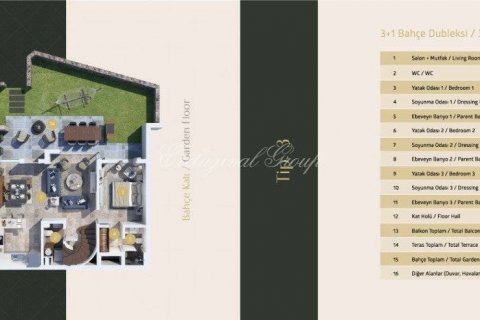 1+1 Wohnung in Bodrum, Mugla, Türkei Nr. 178818 - 14