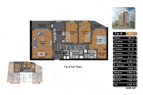 3+1 Lägenhet i istanbul, Turkiet Nr. 162568 - 29