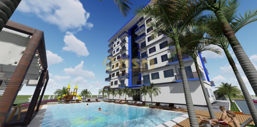 1+1 Lägenhet  i Alanya, Antalya, Turkiet Nr. 179791