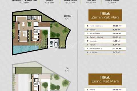 Villa  3+1  Bodrum, Muğla, Türkiye №179171 - 17