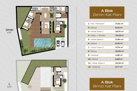 Villa  3+1  Bodrum, Muğla, Türkiye №179171 - 10