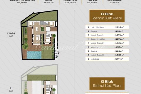 Villa  3+1  Bodrum, Muğla, Türkiye №179171 - 14