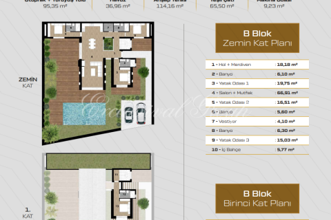 Villa  3+1  Bodrum, Muğla, Türkiye №179171 - 11