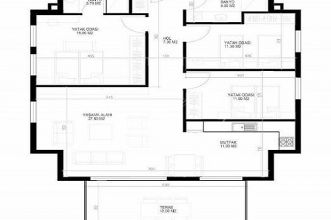 Apartment for sale in Bodrum, Mugla, Turkey, 3 bedrooms, 140m2, No. 179161 – photo 7
