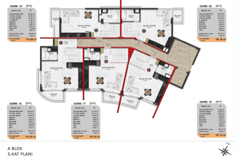 Apartment for sale in Oba, Antalya, Turkey, 1 bedroom, 45m2, No. 187990 – photo 30