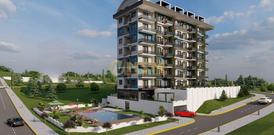 1+1 Lägenhet i Alanya, Antalya, Turkiet Nr. 179768