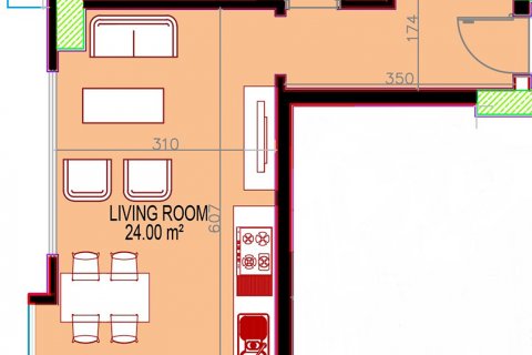 Apartment for sale in Alanya, Antalya, Turkey, 1 bedroom, 68m2, No. 166021 – photo 8