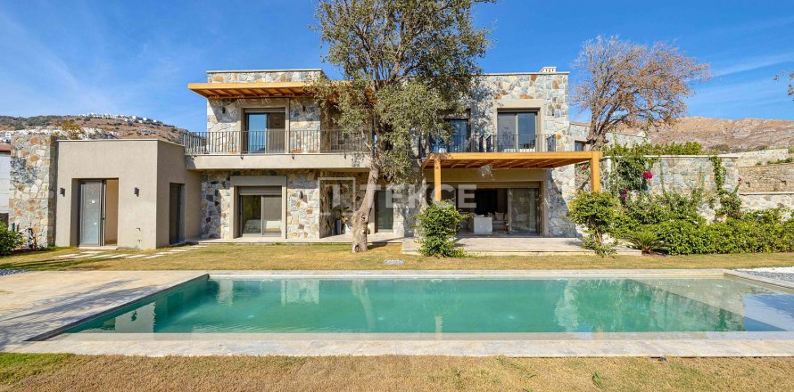 4+1 Villa  i Bodrum, Mugla, Tyrkiet Nr. 177256