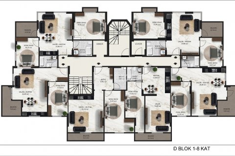 Penthouse for sale in Alanya, Antalya, Turkey, 2 bedrooms, 125m2, No. 177260 – photo 16