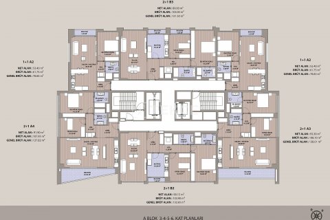 2+1 Leilighet i Istanbul, Tyrkia Nr. 188057 - 14