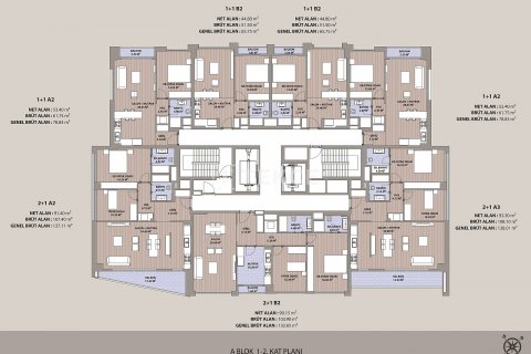 2+1 Leilighet i Istanbul, Tyrkia Nr. 188057 - 13