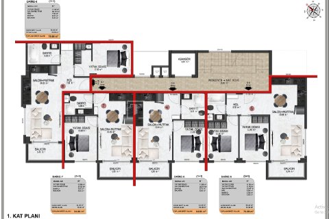 2+1 Lägenhet i Alanya, Antalya, Turkiet Nr. 161800 - 21