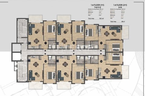 Penthouse for sale  in Alanya, Antalya, Turkey, 2 bedrooms, 109m2, No. 177134 – photo 27