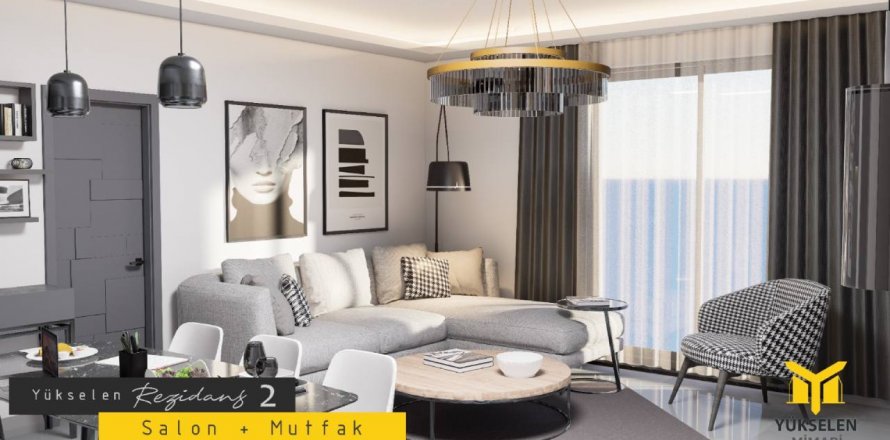 2+1 Lägenhet i RESİDENCE 2, Antalya, Turkiet Nr. 162667