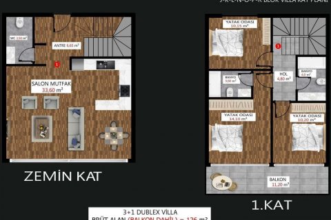 1+1 Leilighet i Kargicak, Alanya, Antalya, Tyrkia Nr. 60510 - 27