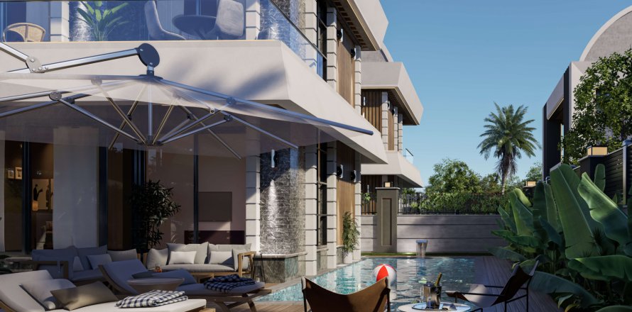 3+1 Leilighet  i Alanya, Antalya, Tyrkia Nr. 185817