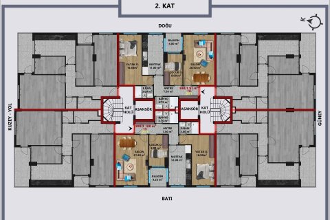 Apartment for sale in Antalya, Turkey, 2 bedrooms, 100m2, No. 170233 – photo 7